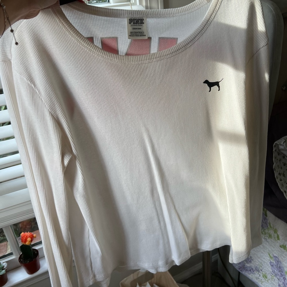 Vintage PINK cotton long sleeve